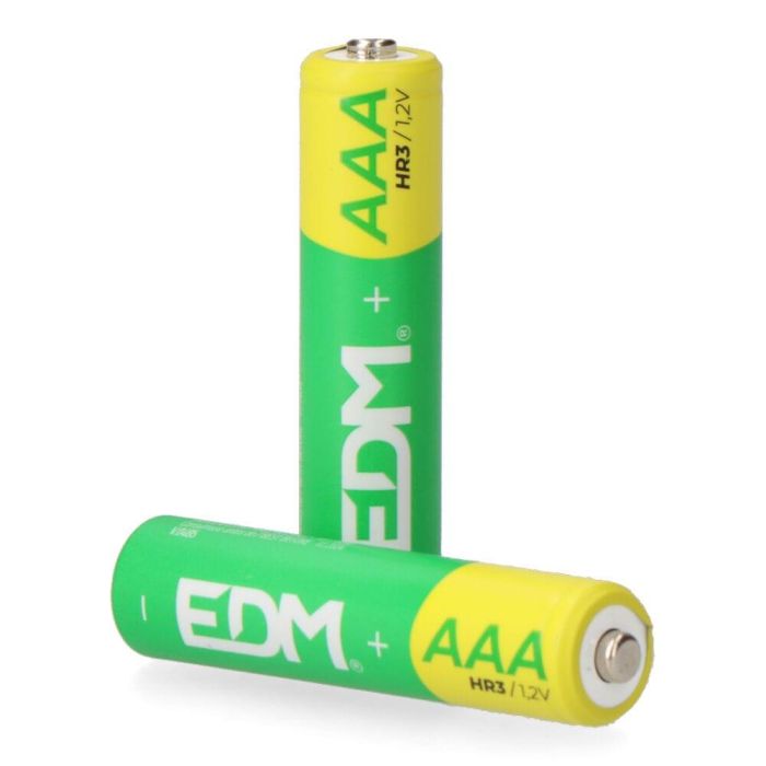 Edm HR03 Pila Recargable AAA Eco-series 950mAh 1.2V (2 Unidades) Ø10.5 x 44.5 mm 1