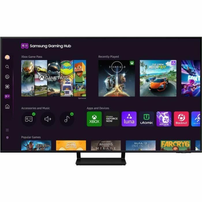 SAMSUNG 75Q70D - QLED TV 75 (190 cm) - 4K UHD 3840x2160 - 120 Hz - Quantum HDR - Gaming HUB - Smart TV - 4xHDMI - WiFi 6 SAMSUNG 75Q70D - QLED TV 75 (190 cm) - 4K UHD 3840x2160 - 120 Hz - Quantum HDR - Gaming HUB - Smart TV - 4xHDMI - WiFi 6