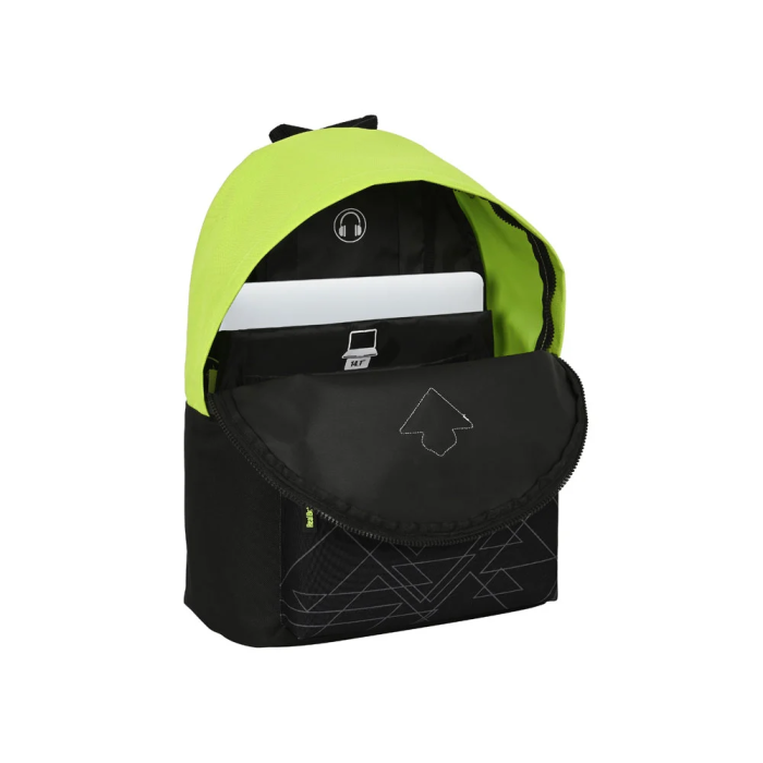 Mochila Escolar Real Betis Balompié 31 x 41 x 16 cm Negro Lima 1 Mochila Escolar Real Betis Balompié 31 x 41 x 16 cm Negro Lima 1