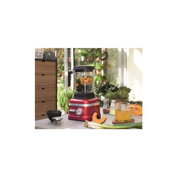 Kitchenaid Batidora de Vaso ARTISAN 2,6L Rojo Manzana, Potente Motor, 4 Programas, Cuchillas de Acero Inoxidable 1 Kitchenaid Batidora de Vaso ARTISAN 2,6L Rojo Manzana, Potente Motor, 4 Programas, Cuchillas de Acero Inoxidable 1