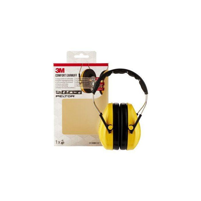 Cascos Orejeras Acolchadas con Diadema Proteccion Auditiva Peltor Optime H510A-1 Snr-27Db Amarillo 3M 7100334982 5