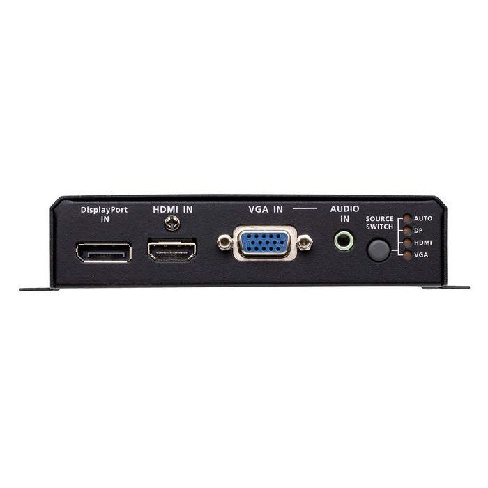 Aten VE3912T HDBaseT Transmisor Switch DisplayPort HDMI VGA con Extensor de Video 4K hasta 100m sobre Cat 6/6a para Conversión de Señales 2 Aten VE3912T HDBaseT Transmisor Switch DisplayPort HDMI VGA con Extensor de Video 4K hasta 100m sobre Cat 6/6a para Conversión de Señales 2