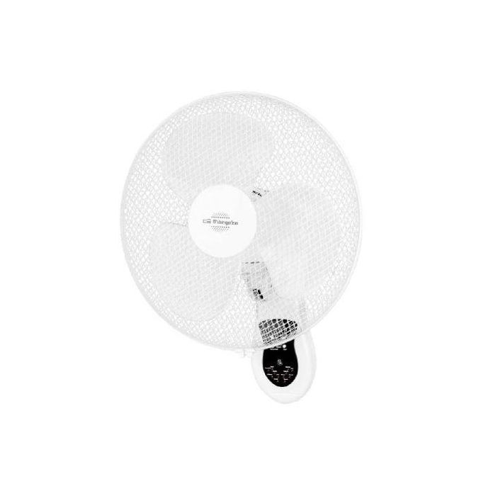Orbegozo WF 0242 Ventilador de Pared 40W, 3 Aspas 40cm, 3 Velocidades, Cabezal Oscilante, Temporizador 7.5h, Mando 0 Orbegozo WF 0242 Ventilador de Pared 40W, 3 Aspas 40cm, 3 Velocidades, Cabezal Oscilante, Temporizador 7.5h, Mando 0