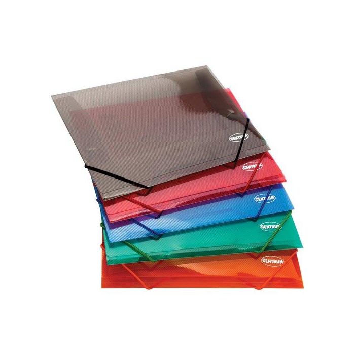 Carpeta De Gomas Y Solapas Centrum Pp A4 Surtido (Set de 24)