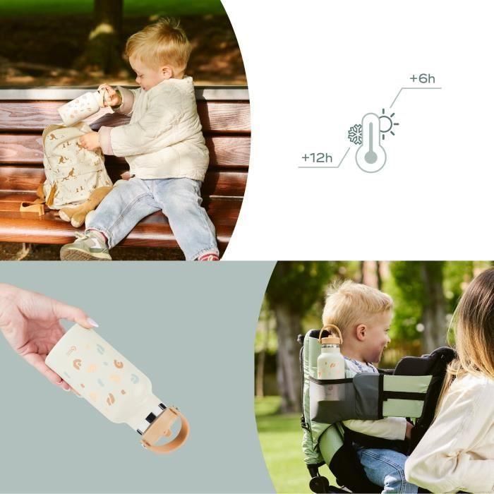 Babymoov - Botella de agua Little Explorer - Marfil 2