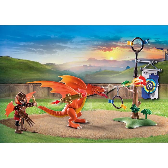 Playmobil Campo De Batalla Burnham Raiders Novelmore 71210 Set de Juego de Caballeros para Niños 3