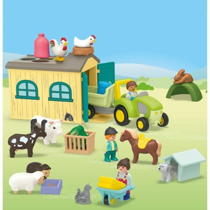 Playmobil Junior Aventura En La Granja - Set de Granja con Tractor, Animales y Accesorios 3 Playmobil Junior Aventura En La Granja - Set de Granja con Tractor, Animales y Accesorios 3