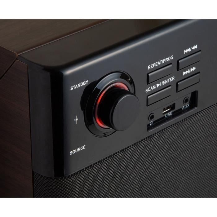 TECHNAXX DAB BLUETOOTH RECORD-PLAYER TX-137 tocadiscos - Phono, Cassette, CD, USB, AUXIN, Radio FM/DAB+ 4