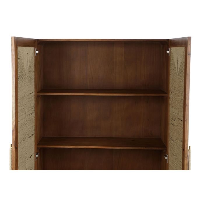 DKD Home Decor Armario Basant Ratan Acacia y Ratan Marron Oscuro Natural 102 x 46 x 175 cm 3 DKD Home Decor Armario Basant Ratan Acacia y Ratan Marron Oscuro Natural 102 x 46 x 175 cm 3