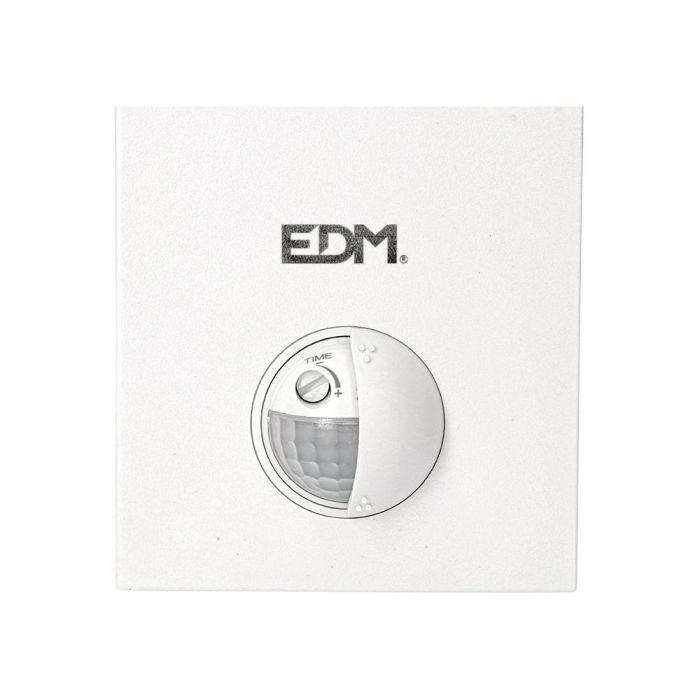Edm Aplique LED Exterior con Sensor de Movimiento 10W 1686 lm 6400K IP54 6.6x18.8x25cm Luz Fría