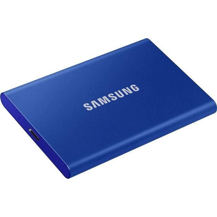 Disco Externo SSD Samsung Portable T7 1TB/ USB 3.2/ Azul 2