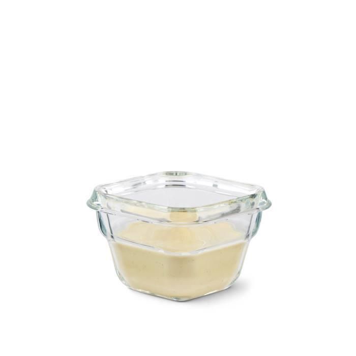 Tefal Masterseal Glass Baby, Juego de 3 recipientes para almacenar alimentos 0,18 L, Compatible con horno y congelador N1050710 1