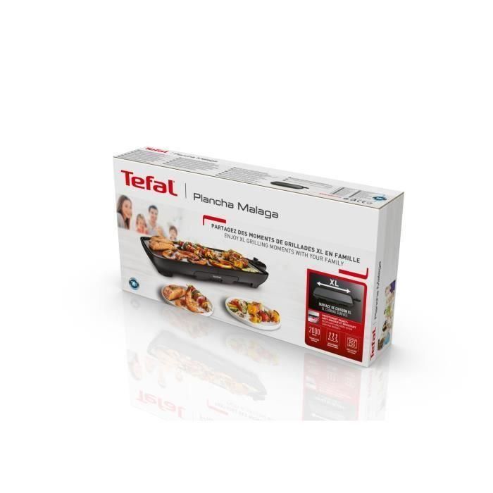 TEFAL CB501812 Plancha familiar Malaga 2000W 4 TEFAL CB501812 Plancha familiar Malaga 2000W 4
