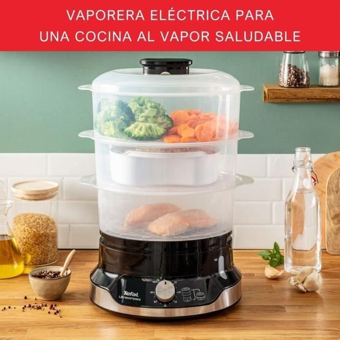 SEB VC204800 Vaporizador ultracompacto 9L, 3 boles apilables, Recipiente para cereales, Cocción saludable, Temporizador, Parada automática, Fácil de almacenar 2