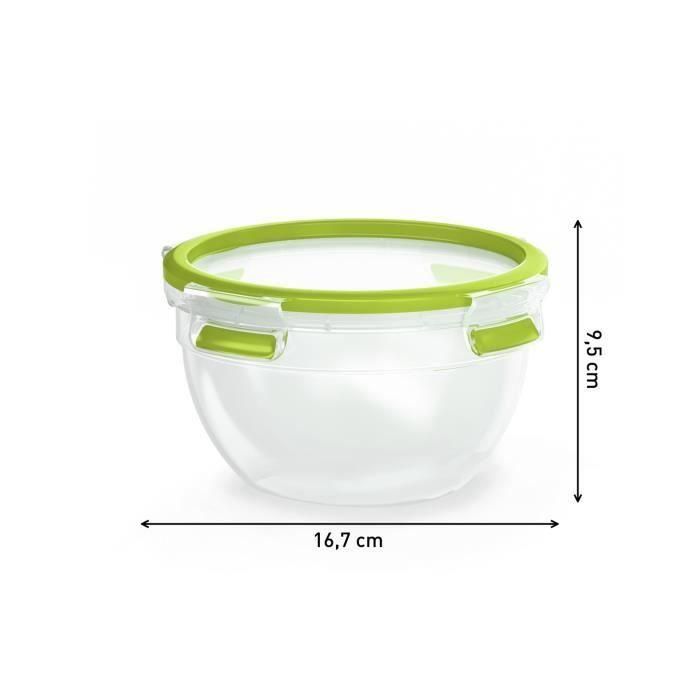 TEFAL Masterseal To Go Salad Box, recipiente para alimentos de 1 L, 2 compartimentos, 100% hermético, sin BPA, garantía de 30 años K3100112 5