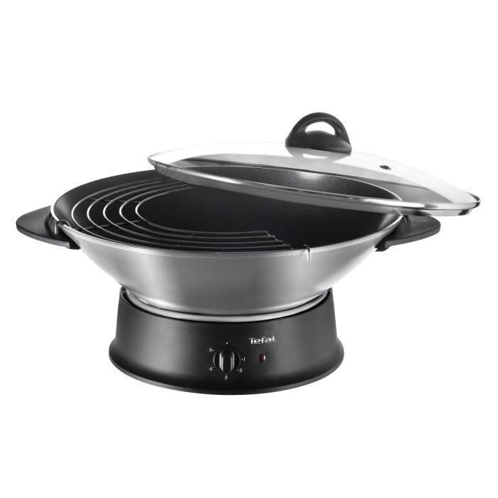 Sartén Wok Tefal WO3000 Negro Aluminio 1200 W 2