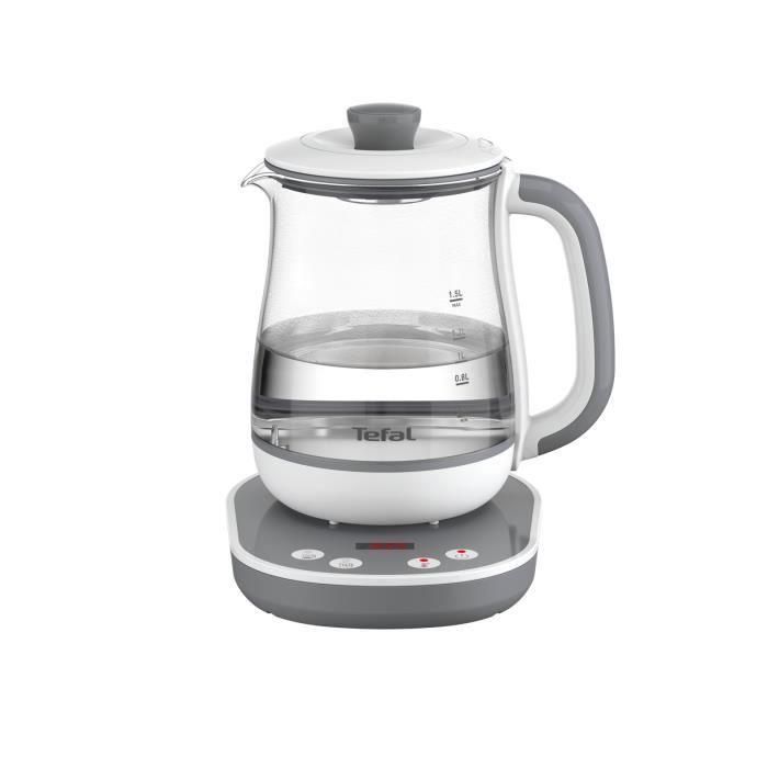 Hervidor y Tetera Eléctrica Tefal BJ551B10 Blanco/Gris Acero Inoxidable 1,5 L 4