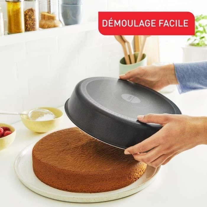 TEFAL Bandeja para hornear Jungle 38x28 cm, Antiadherente seguro, Distribución uniforme del calor, Hecho en Francia J5747002 4