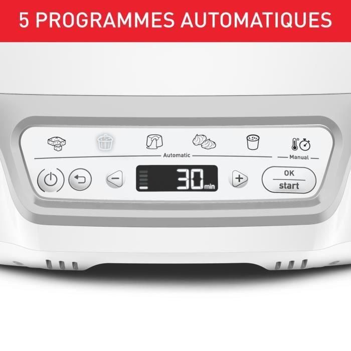 TEFAL KD812110 Cake Factory Délices Dispositivo Silver Cake, 5 programas automáticos + modo manual, Accesorios, Aplicación dedicada 4