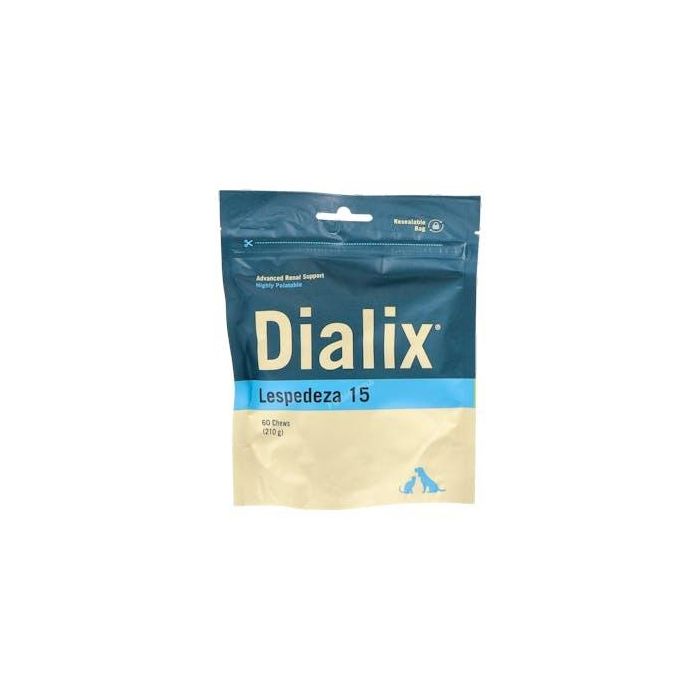Vetnova Dialix Lespedeza 15 - 60 Comprimidos para Enfermedad Renal Crónica en Perros y Gatos