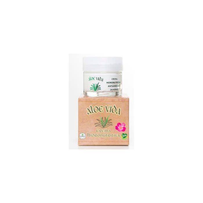 ALOE VIDA Crema Hidronutritiva con Rosa Mosqueta, Germen Trigo, Nuez Macadamia y Aloe Vera para Piel Seca 50 ml