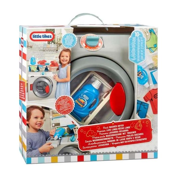 Little Tikes 175084 Mi Primera Lavadora y Secadora Juguete Interactivo con Sonidos y Tambor Giratorio para Niños +2 Años 2 Little Tikes 175084 Mi Primera Lavadora y Secadora Juguete Interactivo con Sonidos y Tambor Giratorio para Niños +2 Años 2