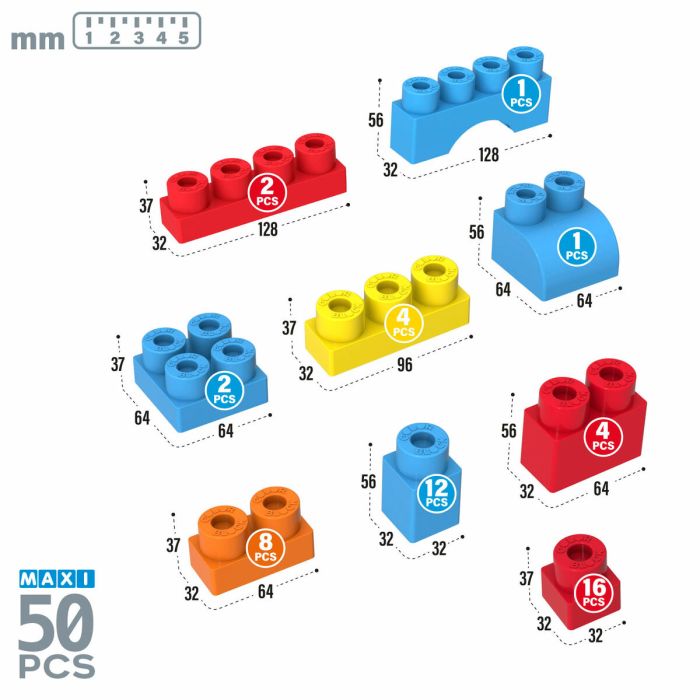 Juego de Construcción Color Block 3 Juego de Construcción Color Block 3
