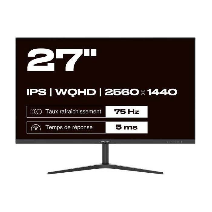 Monitor para PC - JAPANNEXT - 27" WQHD - IPS - 60 Hz - USB-C 65 W 2 Monitor para PC - JAPANNEXT - 27" WQHD - IPS - 60 Hz - USB-C 65 W 2