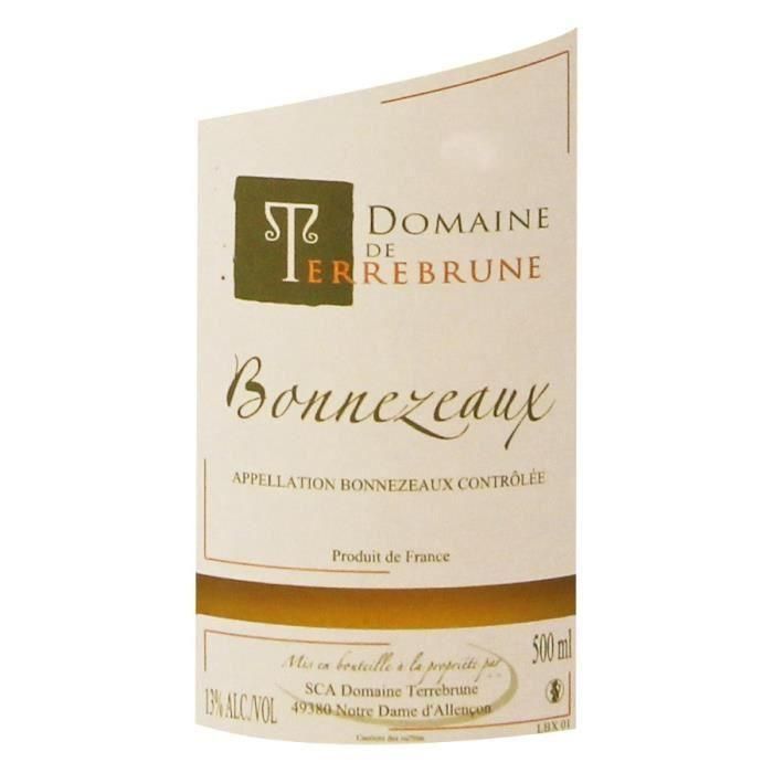 Domaine de Terrebrune 2018 Bonnereaux - Vino blanco del Valle del Loira 50 cl 1