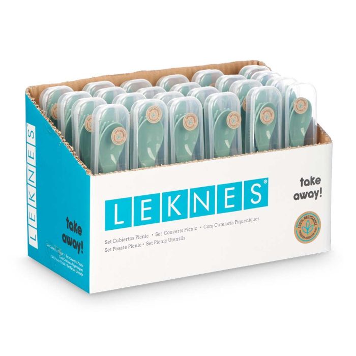 Set 4 Pzs Cubiertos Picnic Col Verde Leknes 20X3CM (24 Unidades) 2 Set 4 Pzs Cubiertos Picnic Col Verde Leknes 20X3CM (24 Unidades) 2