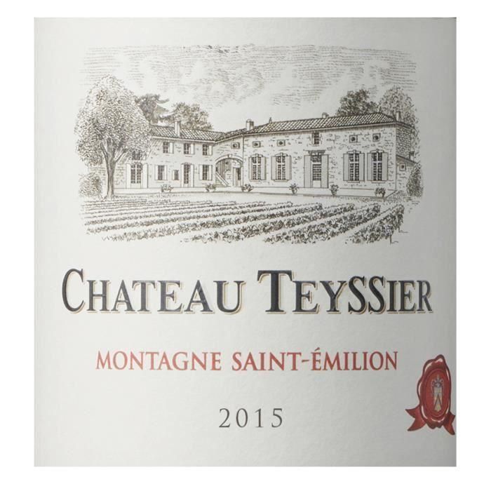 Château Teyssier 2015 Montagne Saint-Emilion - Vino tinto de Burdeos 1