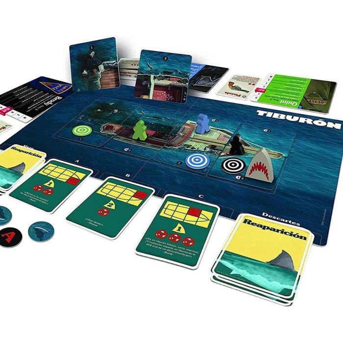 Ravensburger Juego Tiburon 26830 Ravensburger Juego de Mesa de Estrategia y Suspenso Basado en Jaws +12 Años 3