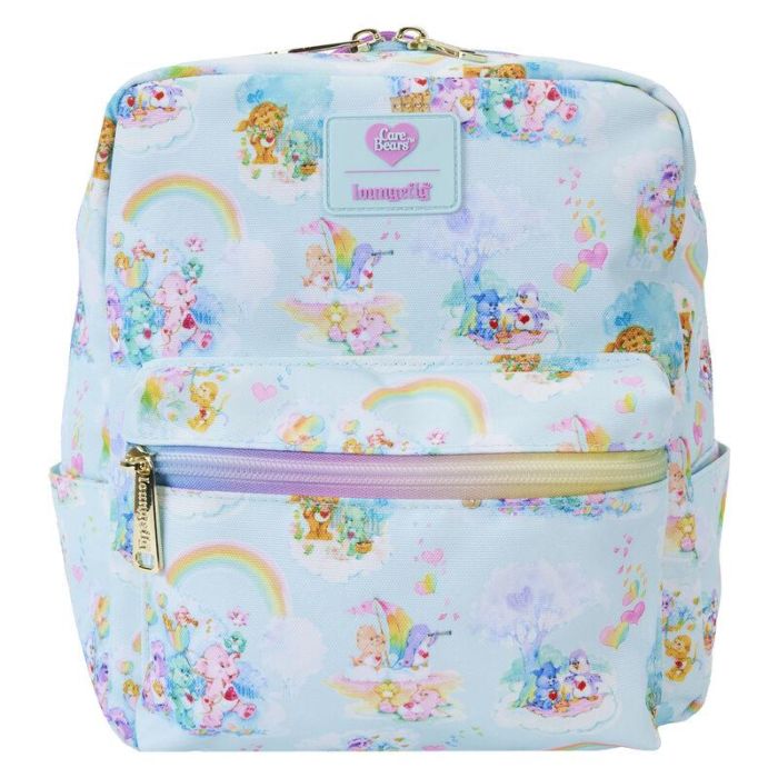 Loungefly Mochila de Nylon Osos Amorosos Cousins Forest of Feelings 26cm con Correas Ajustables y Bolsillos Laterales