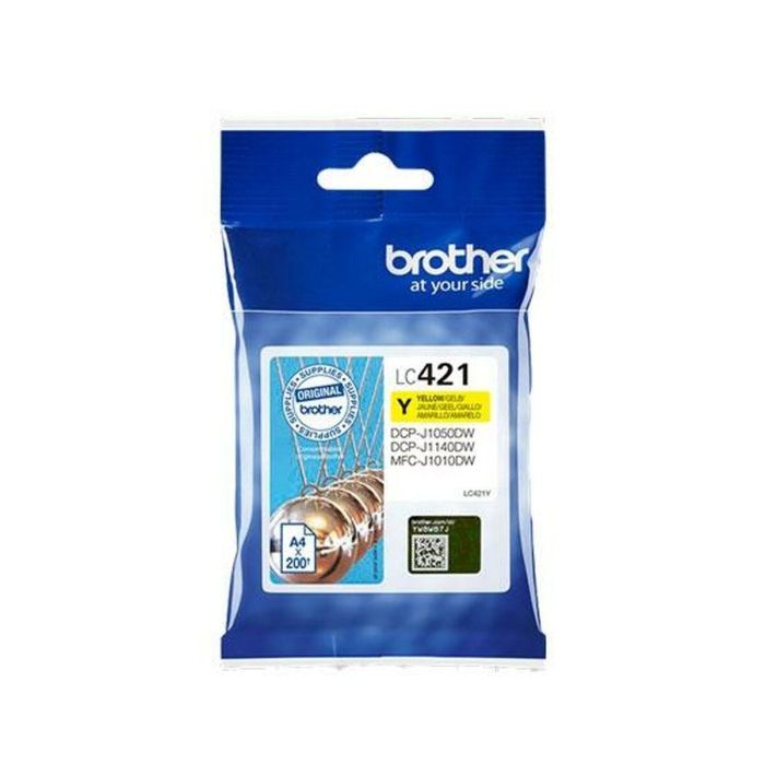 Cartucho de Tinta Original Brother MFC-J1010DW / DCP-J1050DW Amarillo (5 Unidades) 1 Cartucho de Tinta Original Brother MFC-J1010DW / DCP-J1050DW Amarillo (5 Unidades) 1
