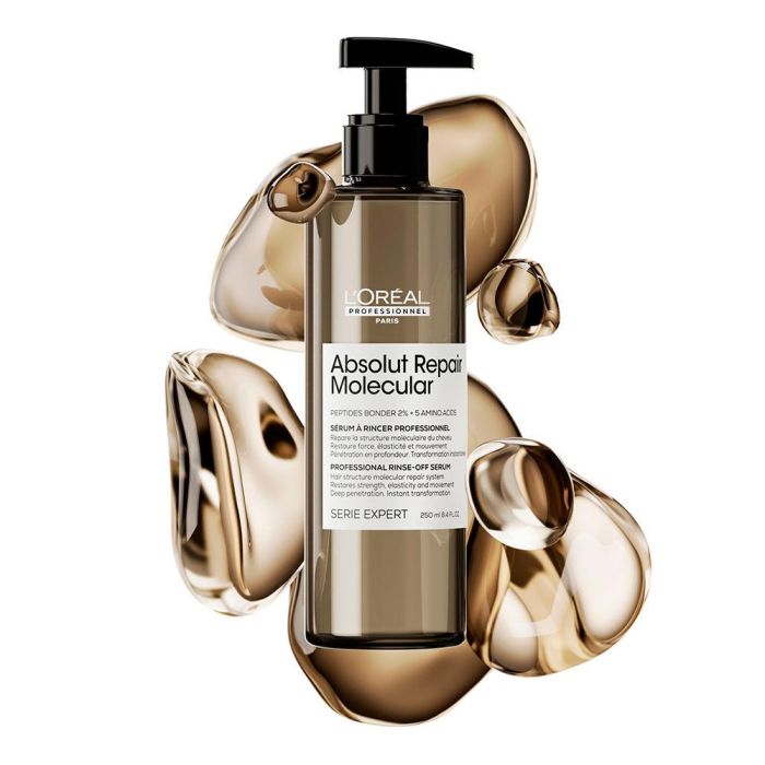 L'Oreal Sérum con Aclarado Absolut Repair Molecular Cabello Dañado Reparación Profunda 250ml 3 L'Oreal Sérum con Aclarado Absolut Repair Molecular Cabello Dañado Reparación Profunda 250ml 3