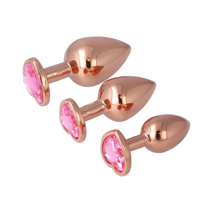 Plug Anal Pick&Love Nº 14 Dorado 3 Piezas (8,3 cm) (9,5 cm) (7,6 cm) 5 Plug Anal Pick&Love Nº 14 Dorado 3 Piezas (8,3 cm) (9,5 cm) (7,6 cm) 5