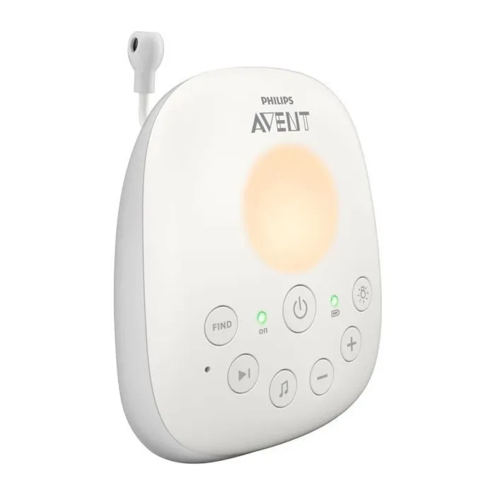 Philips Avent Monitor de Bebé SCD713/26 PHI8710103849049 Audio DECT Blanco Pantalla LCD Sensor Temperatura Luz Nocturna 2