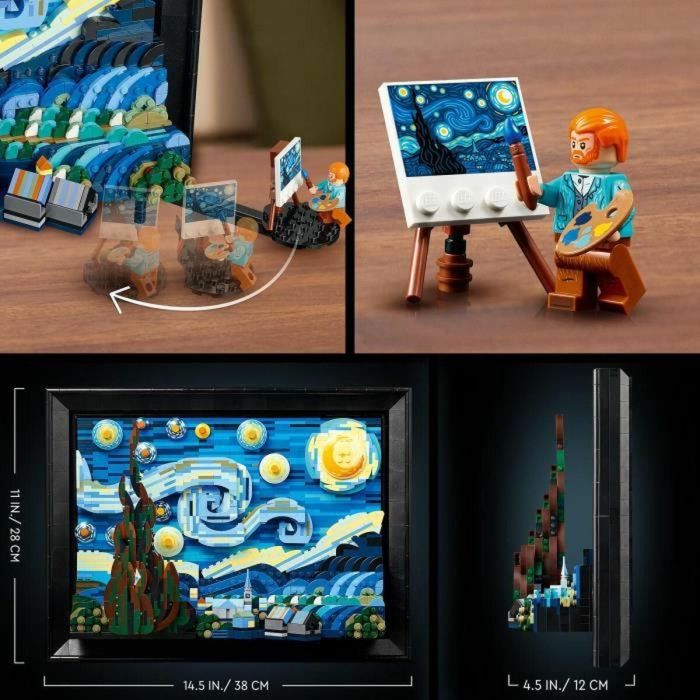 LEGO Ideas 21333 Vincent Van Gogh - Lienzo de la noche estrellada Lámina artística 2 LEGO Ideas 21333 Vincent Van Gogh - Lienzo de la noche estrellada Lámina artística 2