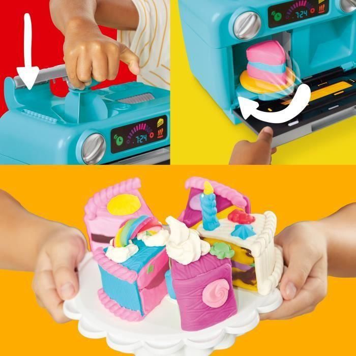 Play-Doh Horno de Pasteles Creativo | Set con 11 Botes de Plastilina, Moldes, Base Giratoria y Accesorios para Niños +3 Años 3 Play-Doh Horno de Pasteles Creativo | Set con 11 Botes de Plastilina, Moldes, Base Giratoria y Accesorios para Niños +3 Años 3