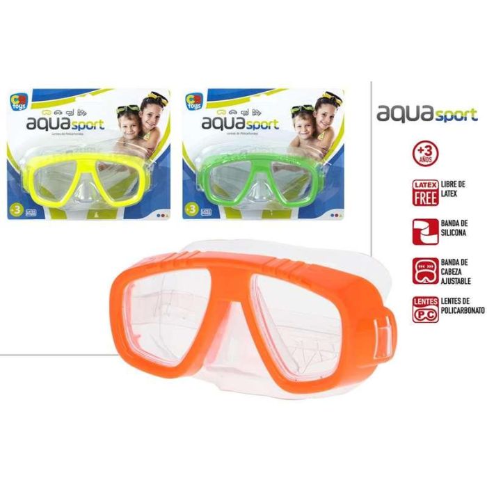 Gafa buceo junior 19x6x16cm(+3años) - modelos surtidos Gafa buceo junior 19x6x16cm(+3años) - modelos surtidos