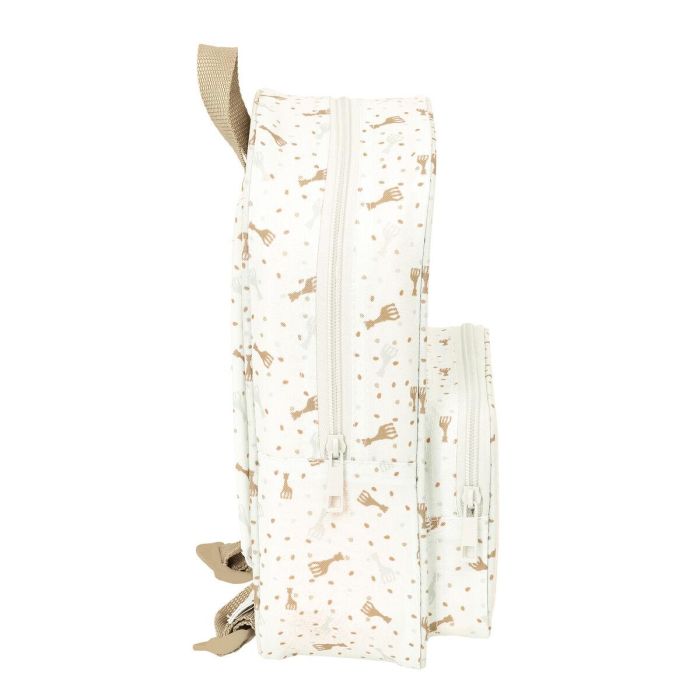 Mochila Escolar Sophie la Girafe Beige 20 x 28 x 8 cm 2 Mochila Escolar Sophie la Girafe Beige 20 x 28 x 8 cm 2