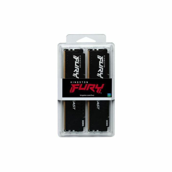 Memoria RAM - KINGSTON - FURY Beast - 16 GB (2 x 8 GB) - DDR5 - 6000 Mhz CL36 - (KF560C36BBEK2-16) 2