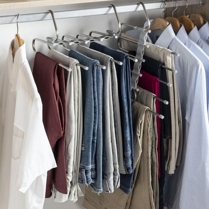 Percha Múltiple para Pantalones 5 en 1 Havser InnovaGoods 9