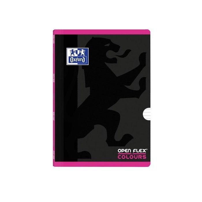 Libreta Grapada Oxford School Openflex Colours A4 48H Con Banda Horizontal Rosa (Set de 10)