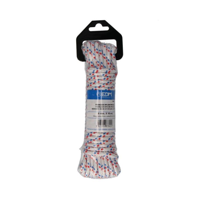 Madeja trenzada EDM 87845 Tricolor Nailon 10 m 1 Madeja trenzada EDM 87845 Tricolor Nailon 10 m 1