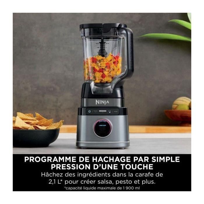 Ninja BATIDORA VASO PROFESIONAL DETECT Power Pro, Tecnología BlendSense, 2.1L, 1200W 1