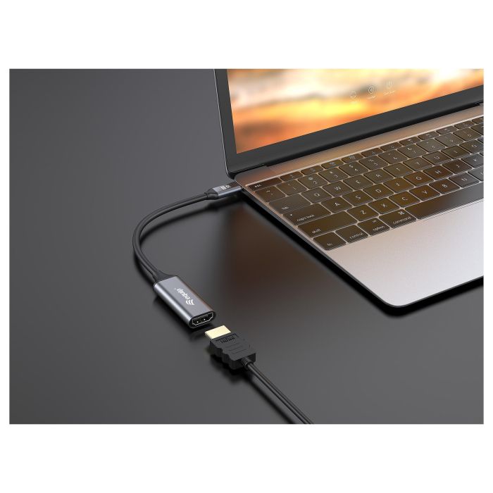Equip Adaptador USB-C a HDMI 2.0 4K 60Hz - Cable para Conectar Portátiles, Tablets o Smartphones a Pantallas HDMI 1