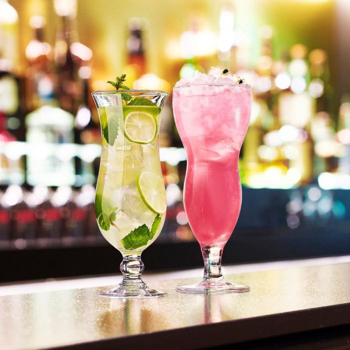 Caja 6 Copas Cocktail Vidrio Hurricane Arcoroc 44 cL