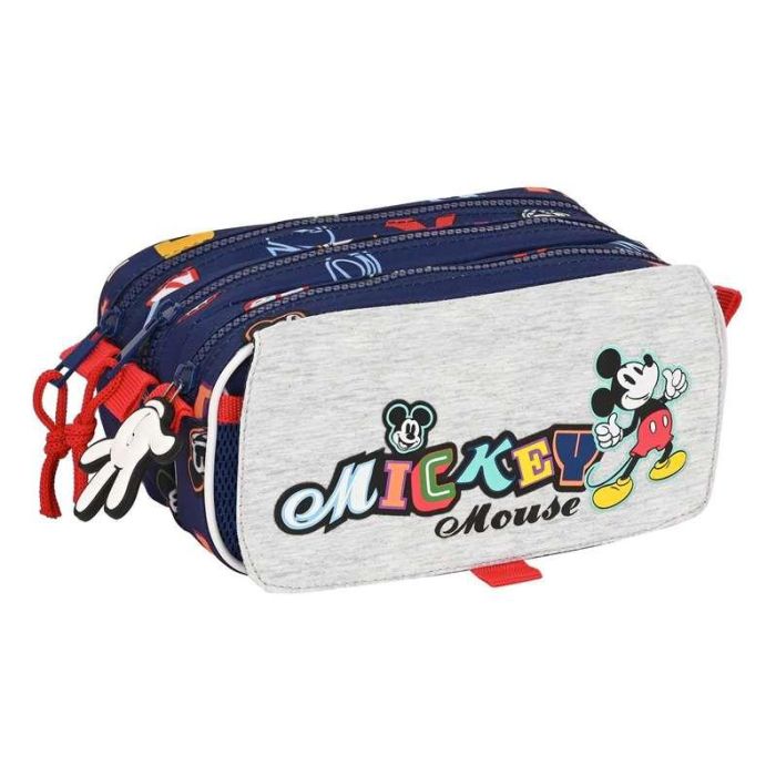 Portatodo Triple Mickey Mouse Clubhouse Only one Azul marino 21,5 x 10 x 8 cm Portatodo Triple Mickey Mouse Clubhouse Only one Azul marino 21,5 x 10 x 8 cm