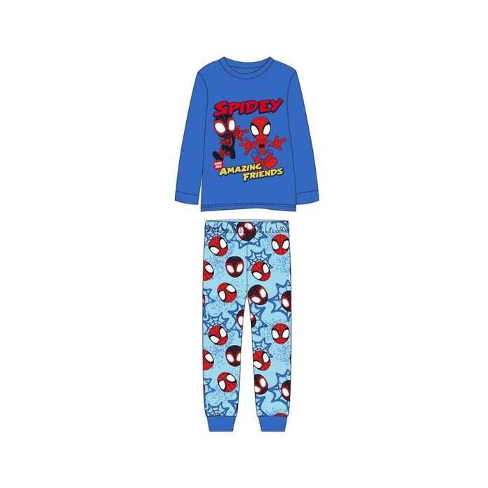 Cerdá Pijama Largo Spidey Single Jersey Niño 6 Años Azul